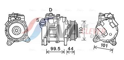 COMPRESOR CLIMATIZARE AVA Clever Choice BWK492
