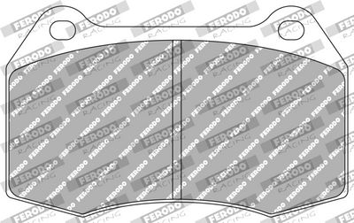 BREMSBELAGSATZ SCHEIBENBREMSE FERODO RACING FCP1298Z 1