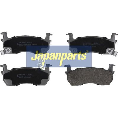 JAPANPARTS Stabdžių trinkelių rinkinys, diskinis stabdys