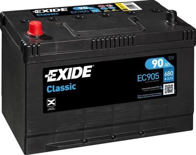 Стартерная аккумуляторная батарея EXIDE EC905 для HYUNDAI H-1