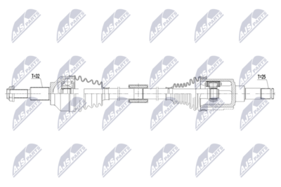 полуоска NTY NPW-CH-178
