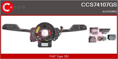COMUTATOR COLOANA DIRECTIE CASCO CCS74107GS