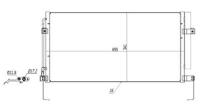 KONDENSATOR KLIMAANLAGE
