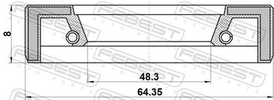 SIMERING AX CARDANIC FEBEST 95FAY50640808X 1