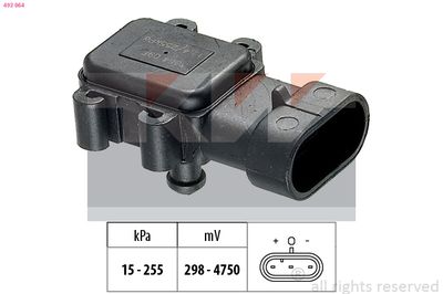 Czujnik ciśnienia powietrza, adaptacja wysokościowa KW 493 064