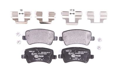 Brake Pad Set, disc brake 8DB 355 025-411