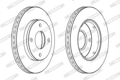 DISC FRANA FERODO DDF1621 1
