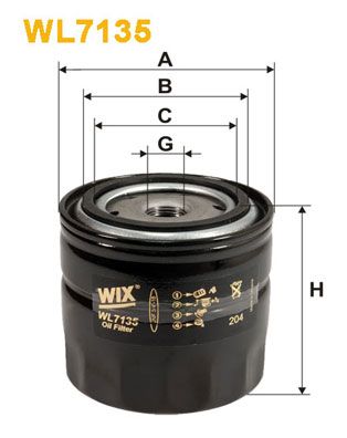 WIX FILTERS Filter, hydrauliek (WL7135)