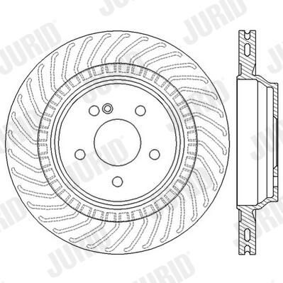 BREMSSCHEIBE JURID 562568JC 1