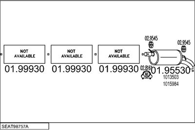 SISTEM DE ESAPAMENT MTS SEAT98757A015964
