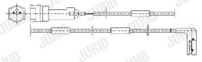 Сигнализатор, износ тормозных колодок JURID 581339 для OPEL KADETT
