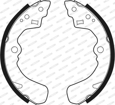 SET SABOTI FRANA FERODO FSB341 2