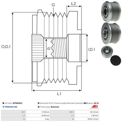 SISTEM ROATA LIBERA GENERATOR AS-PL AFP0020V 3