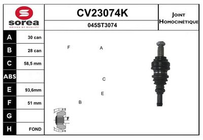 GELENKSATZ ANTRIEBSWELLE