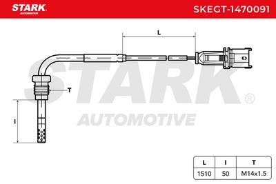 датчик, температура на изгорелите газове STARK SKEGT-1470091