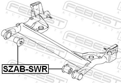 Bushing, axle beam SZAB-SWR