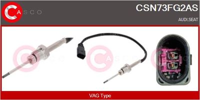 SENZOR TEMPERATURA GAZE EVACUARE