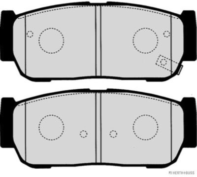 SET PLACUTE FRANA FRANA DISC Herth+Buss Jakoparts J3610403 1