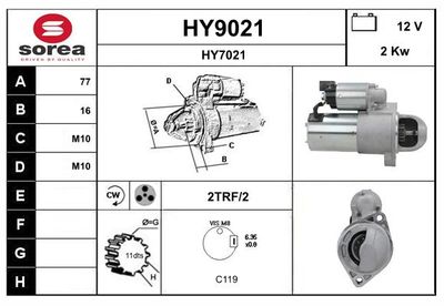 STARTER SNRA HY9021
