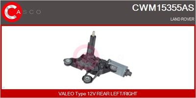 CASCO CWM15355AS Двигатель стеклоочистителя  для LAND ROVER FREELANDER 2 (L359) 2.2 SD4 4x4