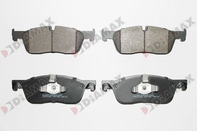 DIAMAX N09894 Тормозные колодки и сигнализаторы  для LAND ROVER RANGE ROVER EVOQUE (L538) 2.0 D