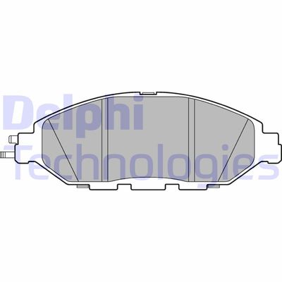 Комплект тормозных колодок, дисковый тормоз DELPHI LP3278 для INFINITI JX