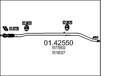 RACORD EVACUARE MTS 0142550