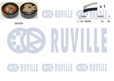 Натяжной ролик, ремень ГРМ RUVILLE 550001 для FORD C-MAX