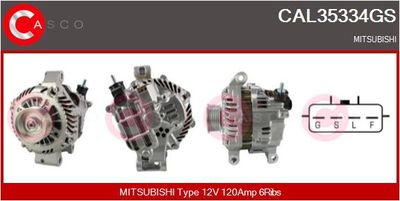 CASCO CAL35334GS Генератор для MITSUBISHI OUTLANDER
