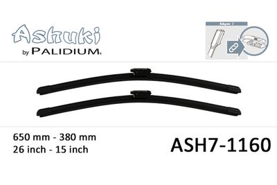 ASHUKI by Palidium ASH7-1160 Щетка стеклоочистителя для RENAULT CAPTUR I (J5_, H5_)