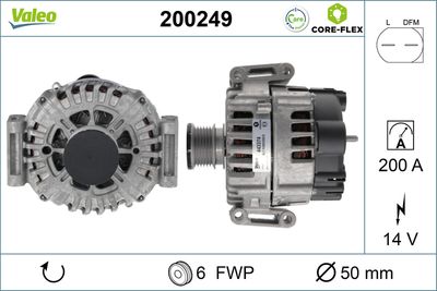 GENERATOR / ALTERNATOR VALEO 200249