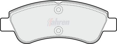 Fahren Brake Pad Set, disc brake FBP3337