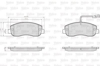 Brake Pad Set, disc brake 872147