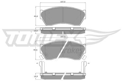 Bremsbelagsatz, Scheibenbremse