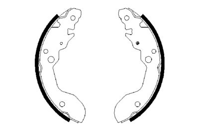 BOSCH Bremsbackensatz
