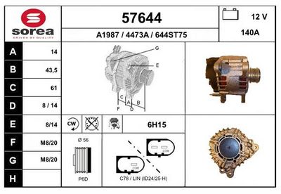 GENERATOR EAI 57644