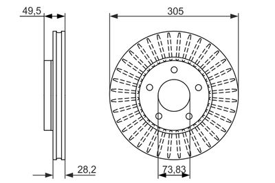 Brake Disc 0 986 479 698