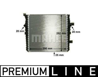 Радиатор, охлаждение двигателя MAHLE CR 1028 000P для VW TOUAREG