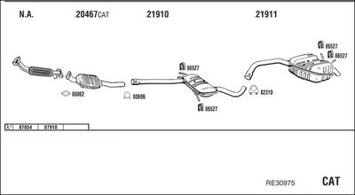 Układ wydechowy WALKER RE30975