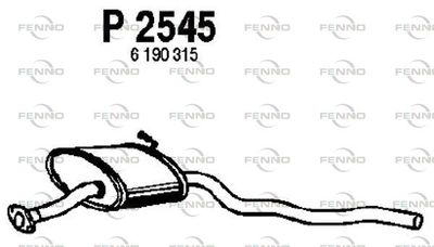 Средний глушитель выхлопных газов FENNO P2545 для FORD SCORPIO