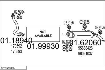SISTEM DE ESAPAMENT MTS CITR53069A004054