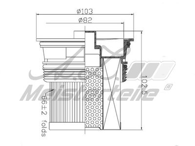 горивен филтър A.Z. Meisterteile AZMT-41-020-1434