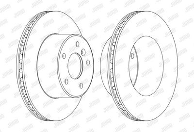 BREMSSCHEIBE JURID 562685JC1 1