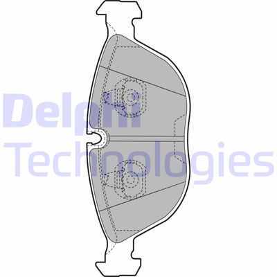 Комплект тормозных колодок, дисковый тормоз DELPHI LP1002 для BENTLEY AZURE