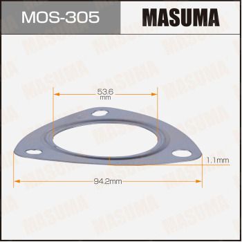 MASUMA MOS-305 Прокладка глушника 