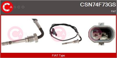 SENZOR TEMPERATURA GAZE EVACUARE