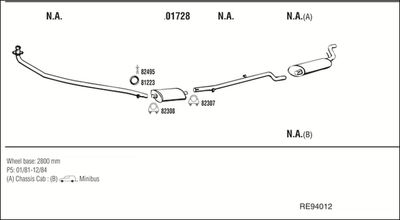 Układ wydechowy WALKER RE94012