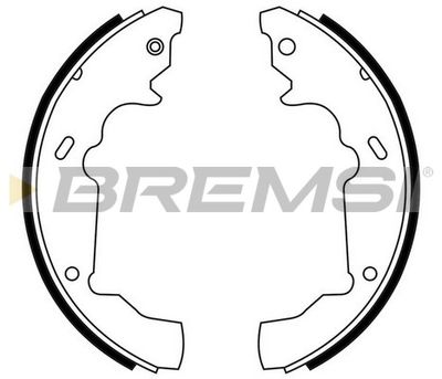 Комплект тормозных колодок BREMSI GF4780 для TOYOTA SIENNA
