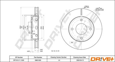 BREMSSCHEIBE DR!VE+ DP1010111205 2