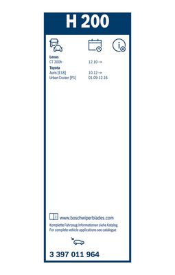 LAMELA STERGATOR BOSCH 3397011964 5